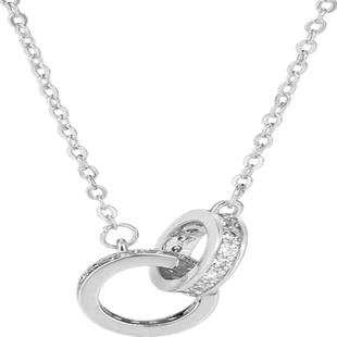 四叶草项链女高级设计感小众轻奢蝴蝶结锁骨链纯银送闺蜜生日礼物