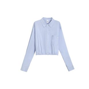 TurnSignal潮牌条纹衬衫女夏季防晒2025新款休闲宽松衬衣上衣夏