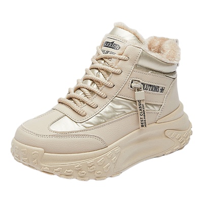 冬季保暖棉鞋爆款增高百搭雪地靴