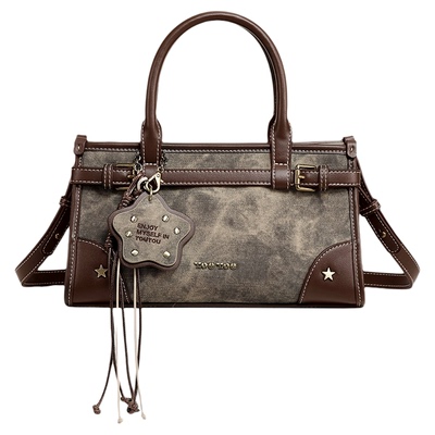 TOUTOU凯莉包质感百搭中古托特包