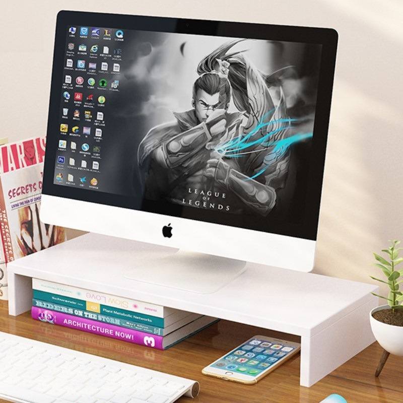 电脑显示器增高架托架垫高置物架桌面台式支架收纳办公桌架子底座