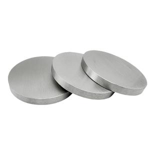 304不锈钢圆板切割定制金属圆片圆盘盘激光加工可带孔抛光拉丝