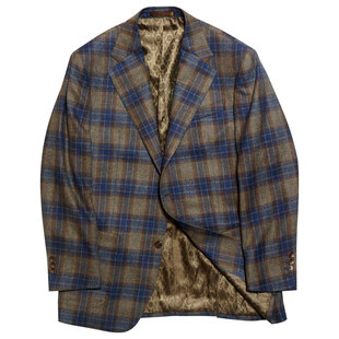 SCABAL世佳宝世家宝格纹西装客量身定做手工定制上海宁波上门测量