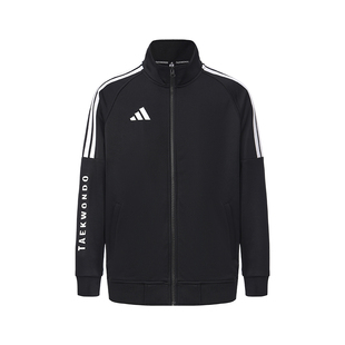 Adidas阿迪达斯外套男女同款经典三条杠休闲夹克跑步防风运动衣服