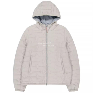 韩代潮牌coyseio 2025冬季漫画风星星缝线轻羽绒服拉链连帽外套女