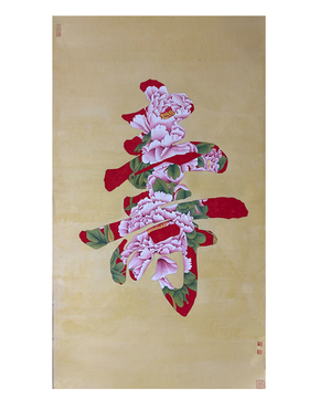 工笔画底稿福寿安康富贵长寿寿字白描线稿实物打印初学者临摹练习