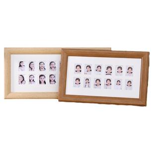 简约儿童证件照相框摆台1寸宝宝成长记录周岁生日纪念照片框挂墙