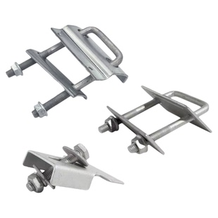 【限时优惠】热镀锌光伏压板方管连接件光伏板卡扣太阳能支架配件