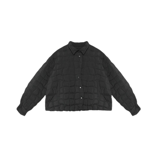 半圆原创设计女装[运动]2025秋冬宽松休闲短款轻薄款羽绒服外套女