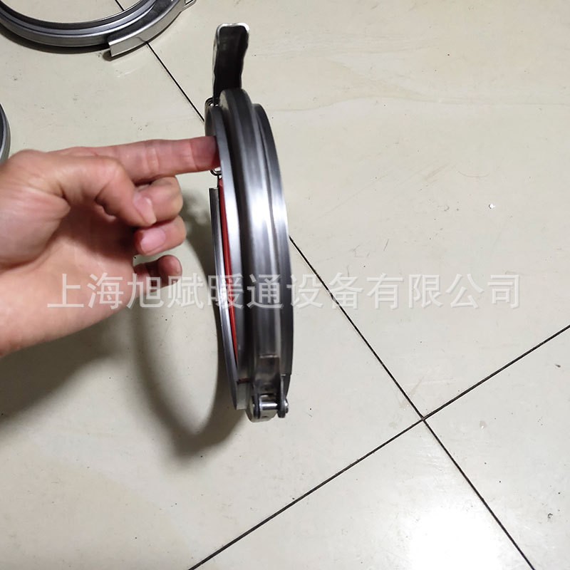 304不锈钢风管抱箍镀锌布袋箍抱快速密封边箍强力卡箍管桶夹翻管