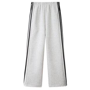 孕妇裤子春秋款外穿运动裤阔腿裤两穿加长小个子加绒宽松直筒卫裤