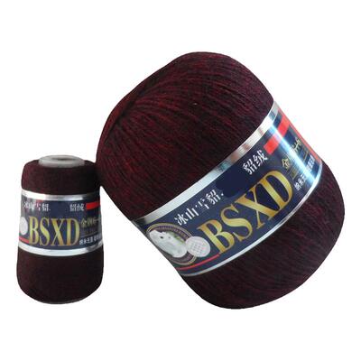 冰山雪貂手编貂绒线毛