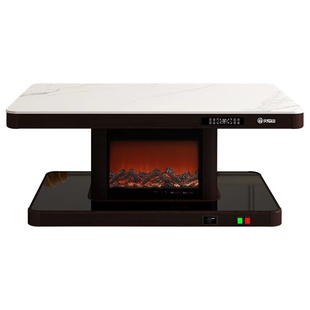 火焰山贵州取暖桌家用客厅电暖烤火炉可升降语音茶几一体2025新款