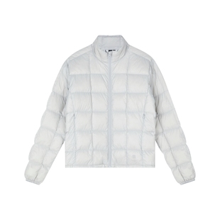 oneup90白鸭绒轻量化轻薄款羽绒服女秋冬季内搭白色短款立领外套