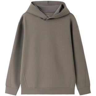 【特价清仓】全棉时代男士卫衣男加绒加厚绒感空气层卫衣宽松版型