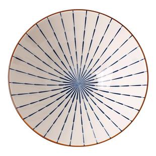 川岛屋日式拉面碗家用陶瓷面碗汤碗大碗拌面碗吃面碗面条碗斗笠碗