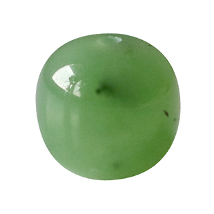 天然和田玉散珠乌兰海苹果绿珠子碧玉单珠玉石桶珠猕猴桃手串配珠