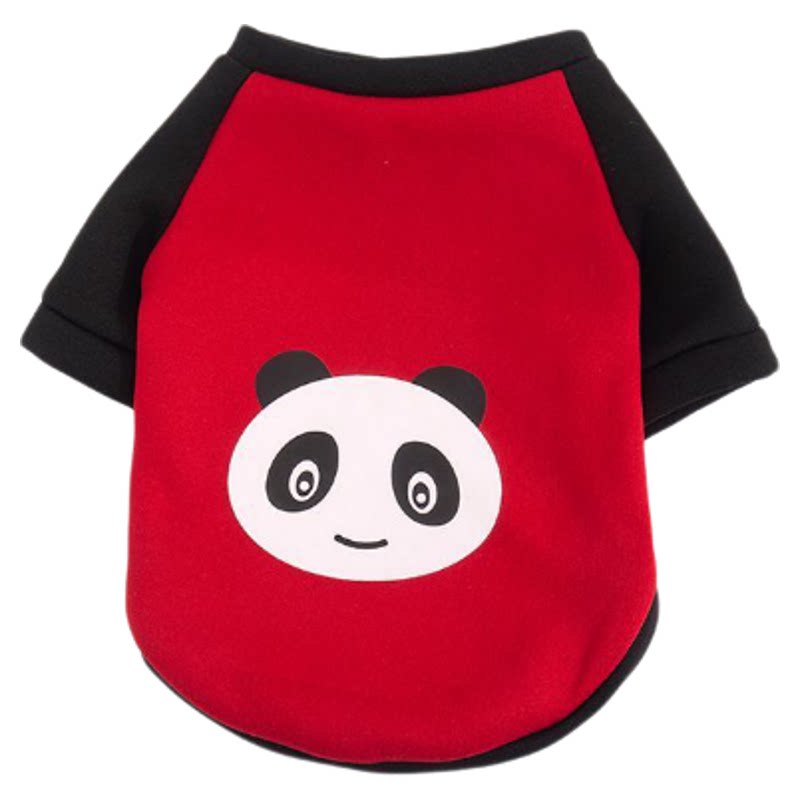 狗狗衣服卡通印花春秋装保暖卫衣