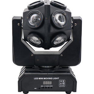 12颗摇头灯光束灯旋转酒吧清吧声控镭射灯ktv迪厅舞台爆闪蹦迪灯