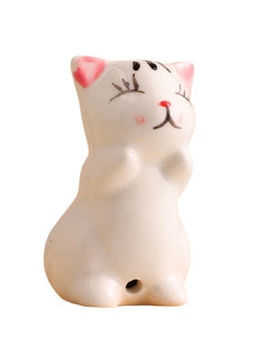 陶瓷可爱卡通陶瓷动物摆件送礼