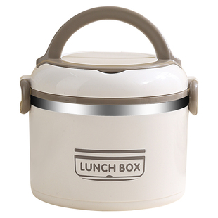 316不锈钢超长保温盒便携饭盒桶上班族汤壶碗带盖的可微波炉加热