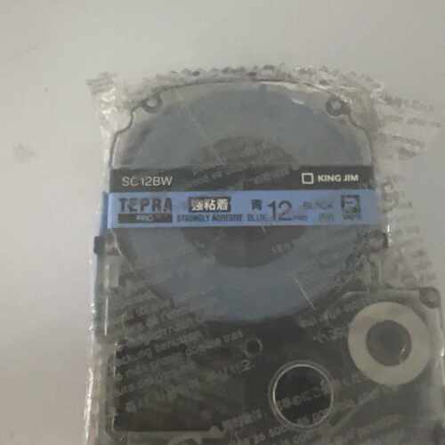 咨询后拍TEPRA PRO标签机色带SC12BW，全新原装正品，12