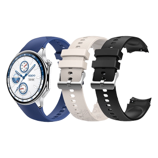 适用OPPOwatchX2手表官方同款硅胶表带运动智能手表OPPO男生watchX硅胶腕带女生秋冬表链柔软亲肤非原装配件