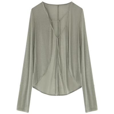 COCOBELLA微透视轻薄针织衫