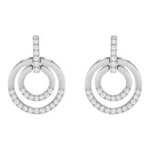 施华洛世奇Circle 大圈耳环时尚精致高级感气质耳饰女素圈耳环