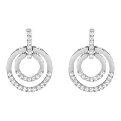 施华洛世奇Circle 大圈耳环时尚精致高级感气质耳饰女素圈耳环
