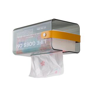 壁挂式桌下纸巾盒厨房纸抽盒隐藏式抽纸盒倒挂桌底隐形餐桌收纳盒