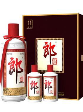郎酒 郎牌郎酒 普郎 子母郎礼盒装53度酱香型白酒 500mL+100ml*2