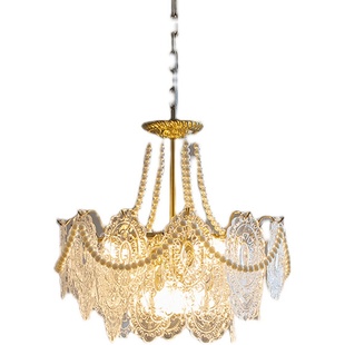 法式轻奢温馨水晶灯欧式大客厅主吊灯设计师款卧室餐厅后现代简约