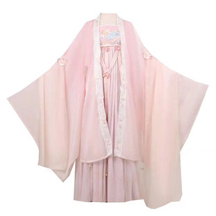 新原创汉服女【幽莲迟暮】唐制大袖衫柯子群重工刺绣夏季仙气古风