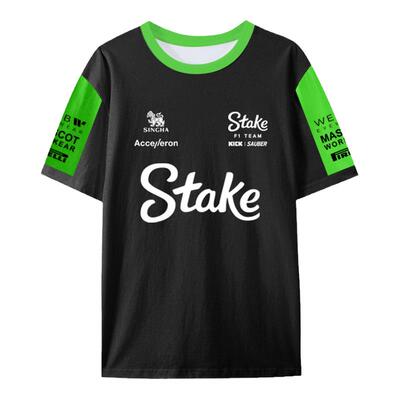 stake索伯F1车队冠宇速干t恤