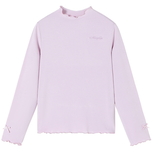 Navigare意大利小帆船女中大童打底衫秋冬儿童半高领内搭上衣T恤