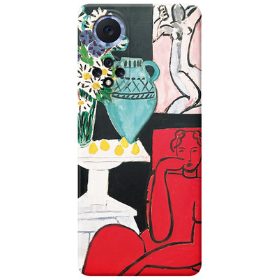 马蒂斯少女适用华为nova10手机壳12/11ultra文艺9油画8se活力版7pro艺术6复古5z女款4e软3i防摔2splus