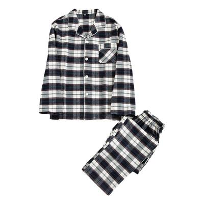 外贸绒布睡衣纯棉男士