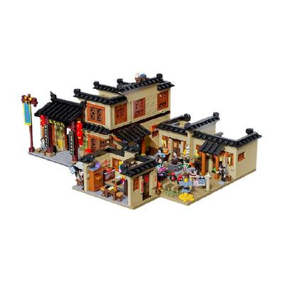 拼奇积木武林外传场景摆件2盒