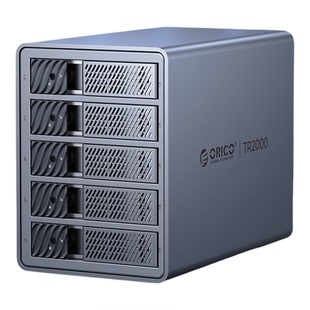 奥睿科20Gbps高速硬盘阵列柜SATA3机械SSD硬盘RAID磁盘阵列外接盒