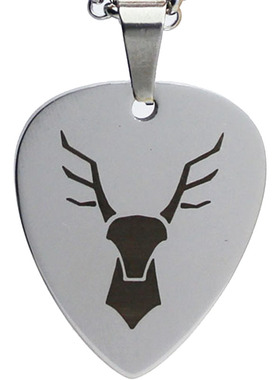 拨片项链电吉他民谣坠潮人嘻哈