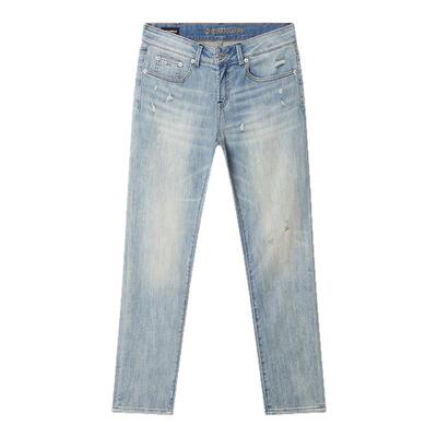 DENHAM女士高弹力舒爽直筒牛仔裤