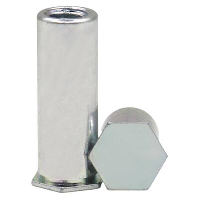 盲孔碳钢镀锌压铆螺柱BSO-M6/M8