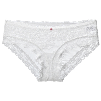 3件159|商场同款MYBODY新款内裤性感纯欲网纱蕾丝纯棉裆女三角裤