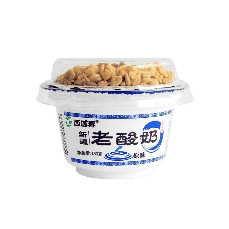 新疆西域春原味酸奶180g*12杯