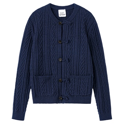 RAW STONE 设计师品牌【粗针绞花开衫】YOUNGC买手店