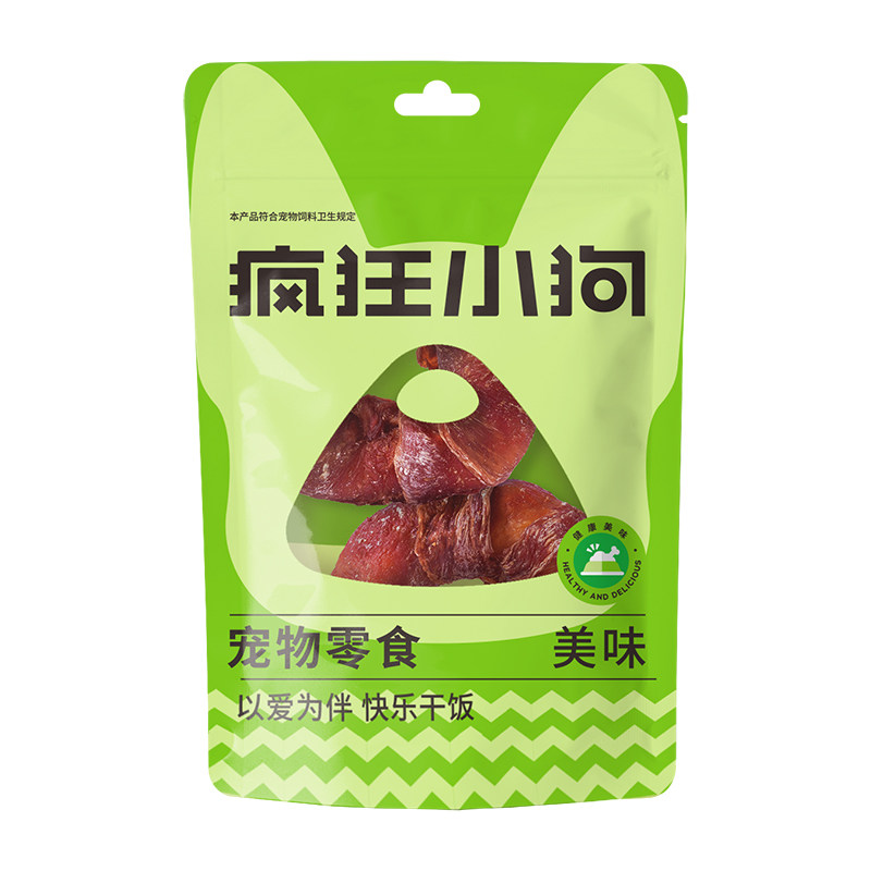 疯狂小狗鸭肉干牛皮磨牙棒