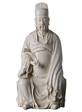 东方泥土文昌帝君艺术品家居摆件