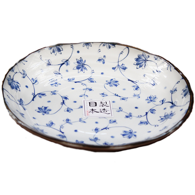 日本进口瓷器有古窑釉下彩防烫碗