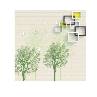 定制纯白色屏风隔断客厅布艺